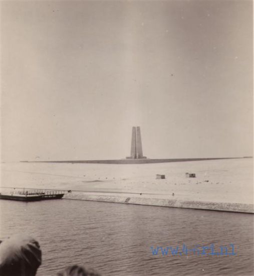 Monument langs Suezkanaal